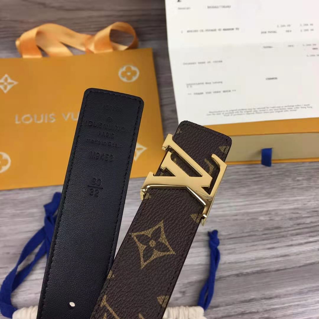 Louis Vuitton Initiales Monogram Belt - PerfectKickZ