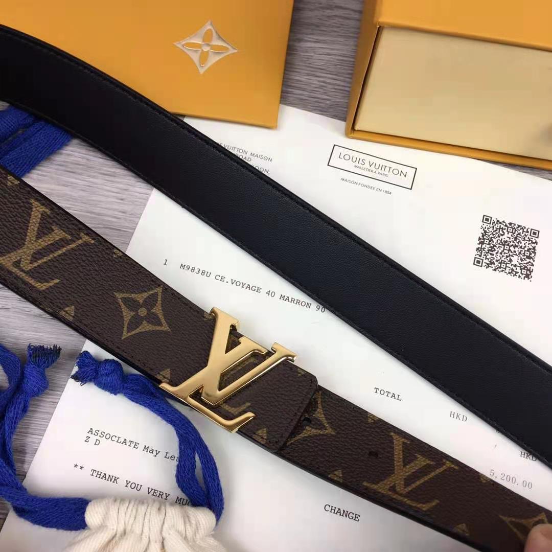 Louis Vuitton Initiales Monogram Belt - PerfectKickZ