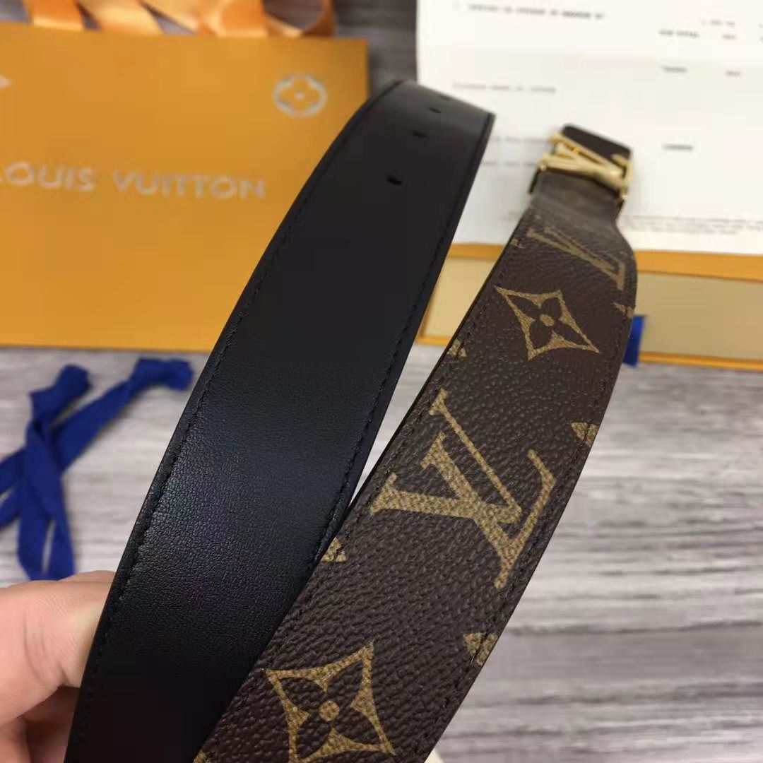 Louis Vuitton Initiales Monogram Belt - PerfectKickZ