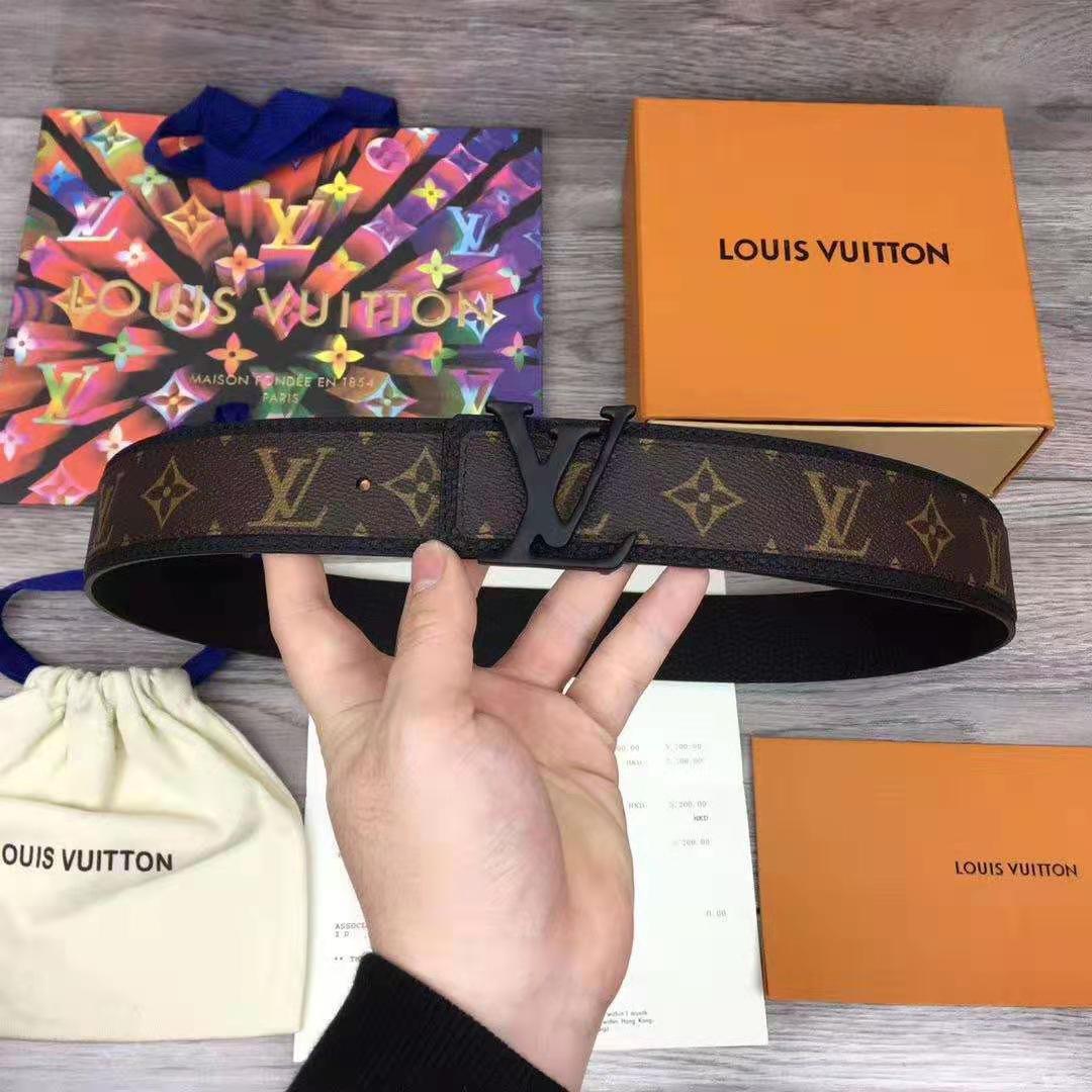 Louis Vuitton Initiales Monogram Belt - PerfectKickZ