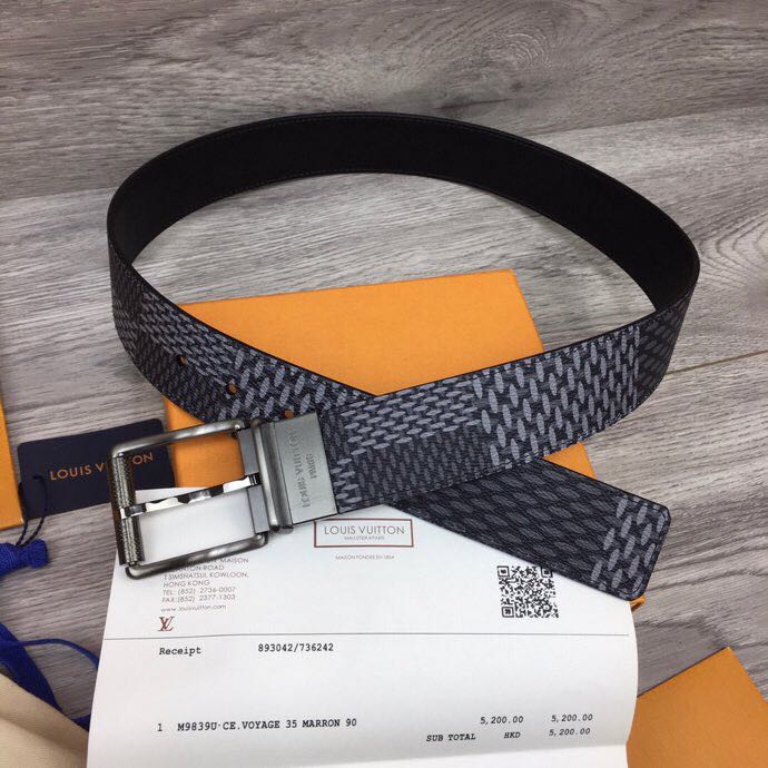 Louis Vuitton Damier Print 40MM Belt - 