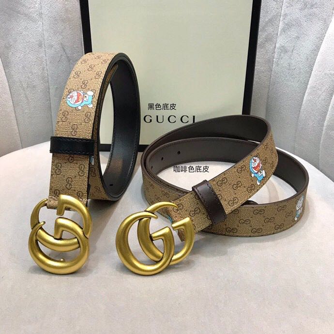 Gucci Doraemon Print Belt - 