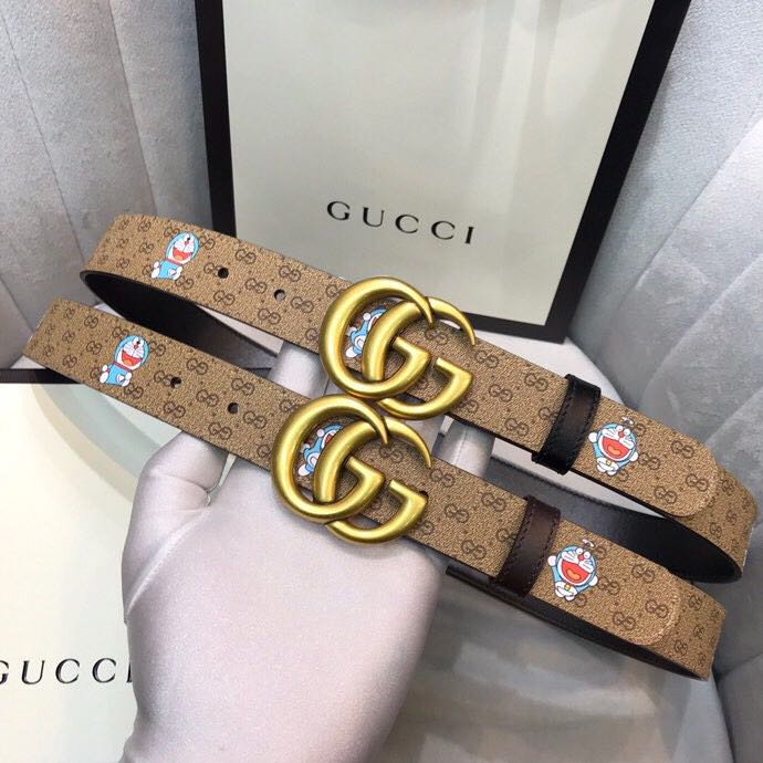 Gucci Doraemon Print Belt - 