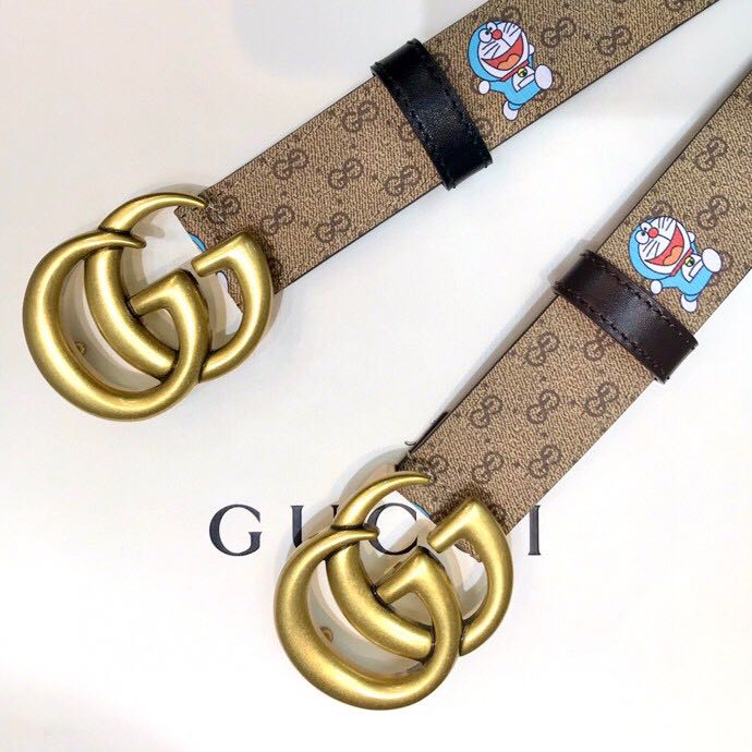 Gucci Doraemon Print Belt - 