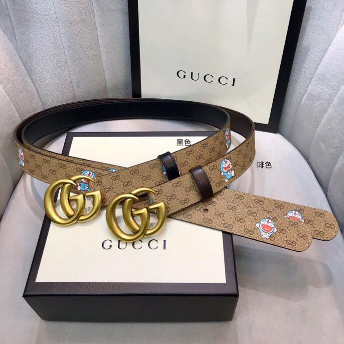 Gucci Doraemon Print Belt - 