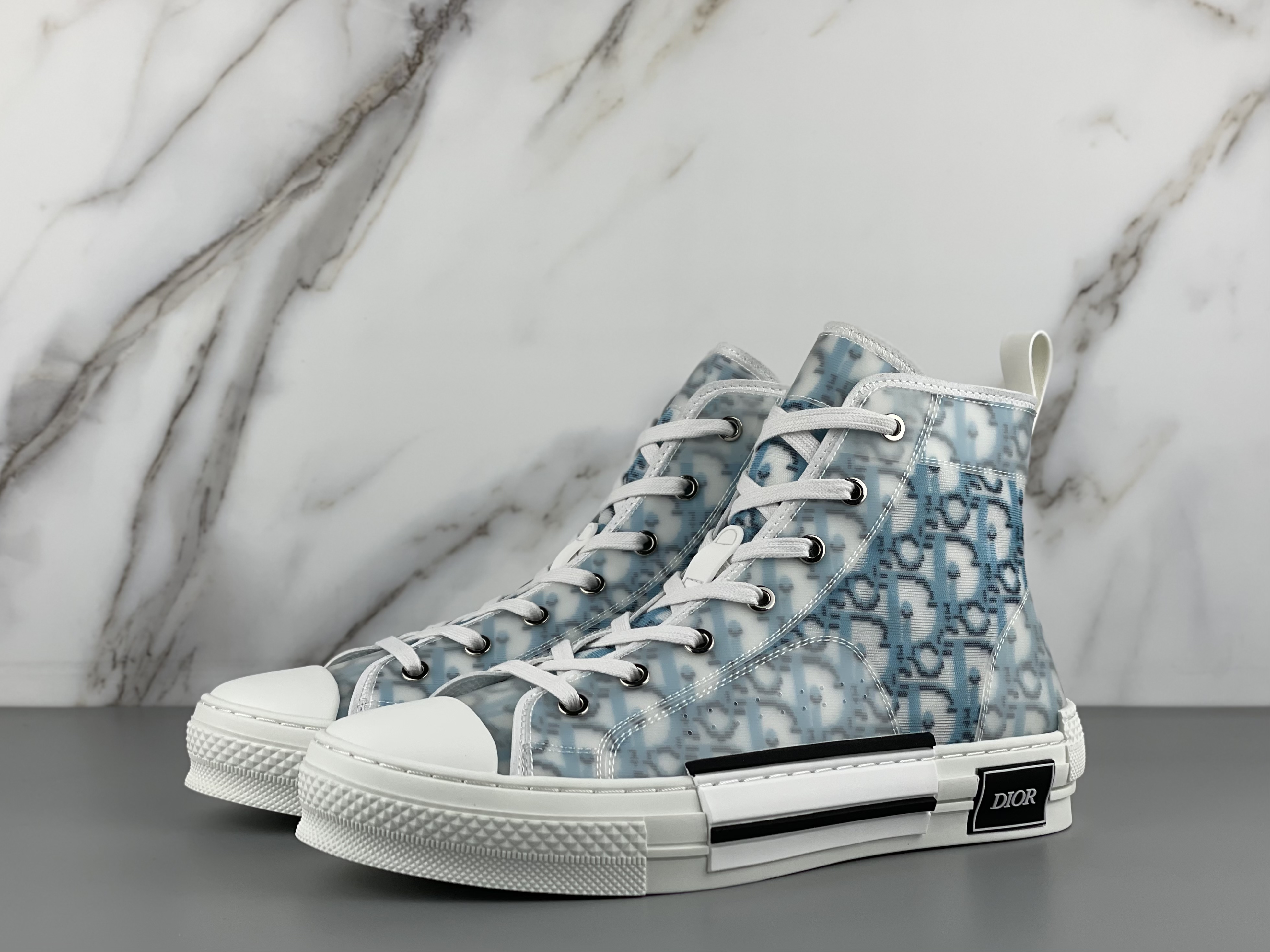 Dior Gray Oblique Technical Mesh - PerfectKickZ