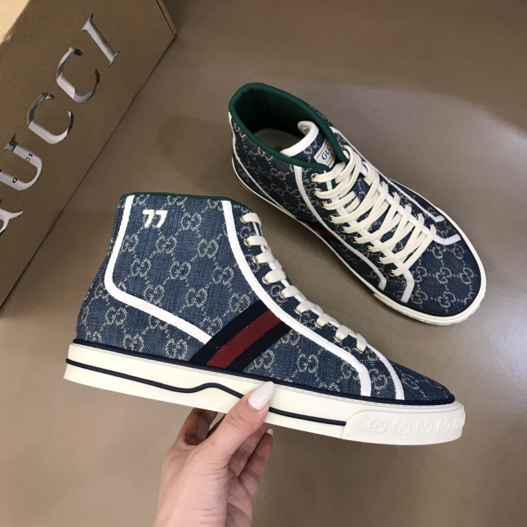 Gucci Tennis 1977 High Top Sneaker - PerfectKickZ