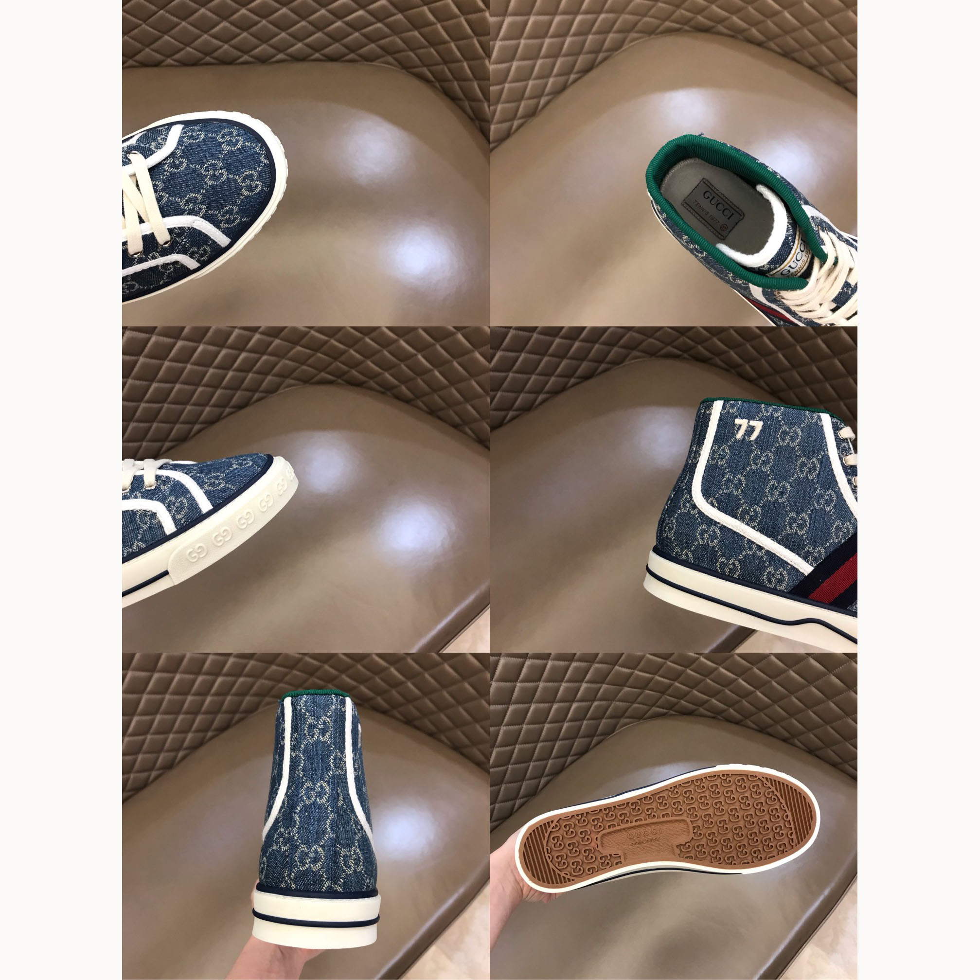 Gucci Tennis 1977 High Top Sneaker - PerfectKickZ