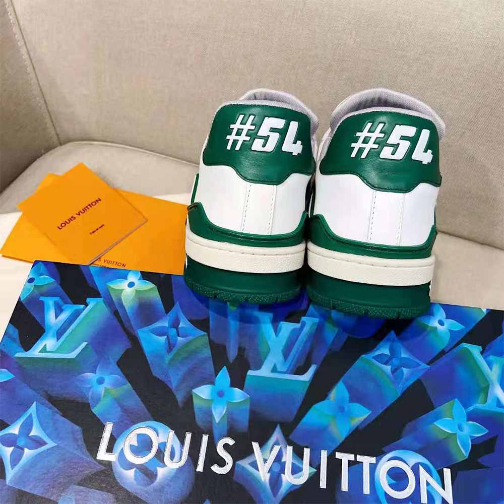 Louis Vuitton Trainer Sneaker Green - PerfectKickZ