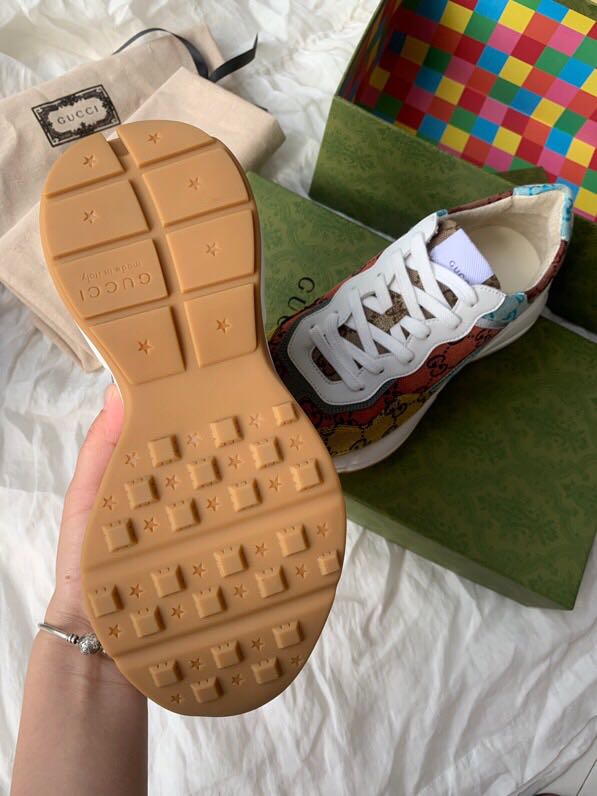 Gucci GG Multicolor Canvas Sneakers For Men And Women - PerfectKickZ