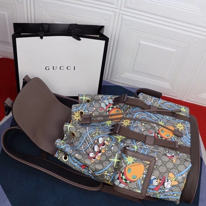 Gucci x Disney Donald Duck Medium Backpack - PerfectKickZ