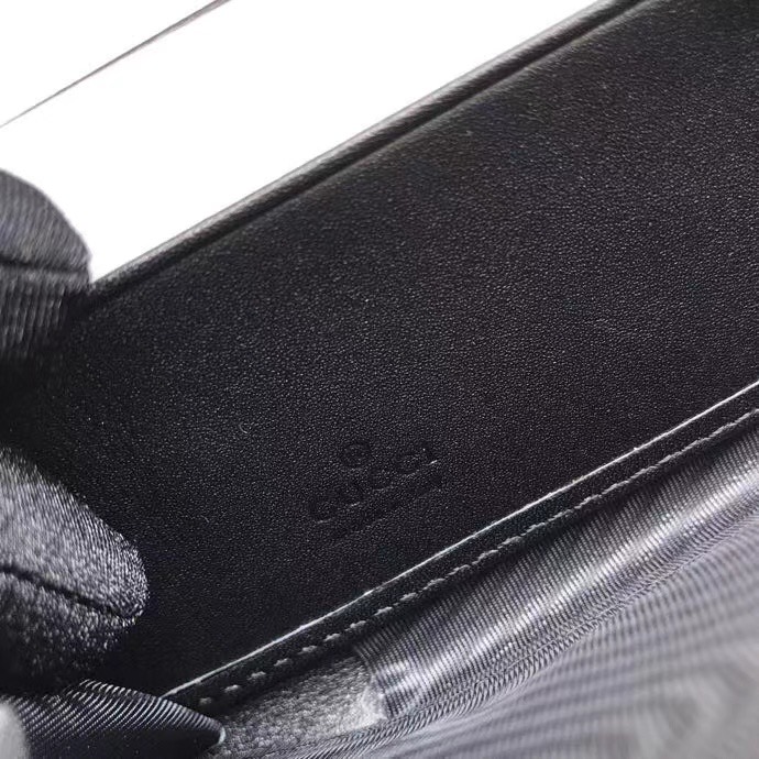 Gucci Black Leather Wallet With Interlocking G - PerfectKickZ