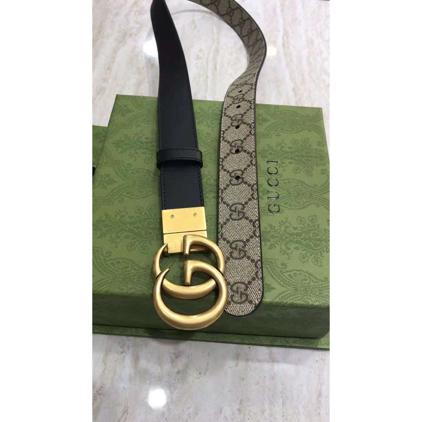 Gucci GG Reversible Belt  - PerfectKickZ