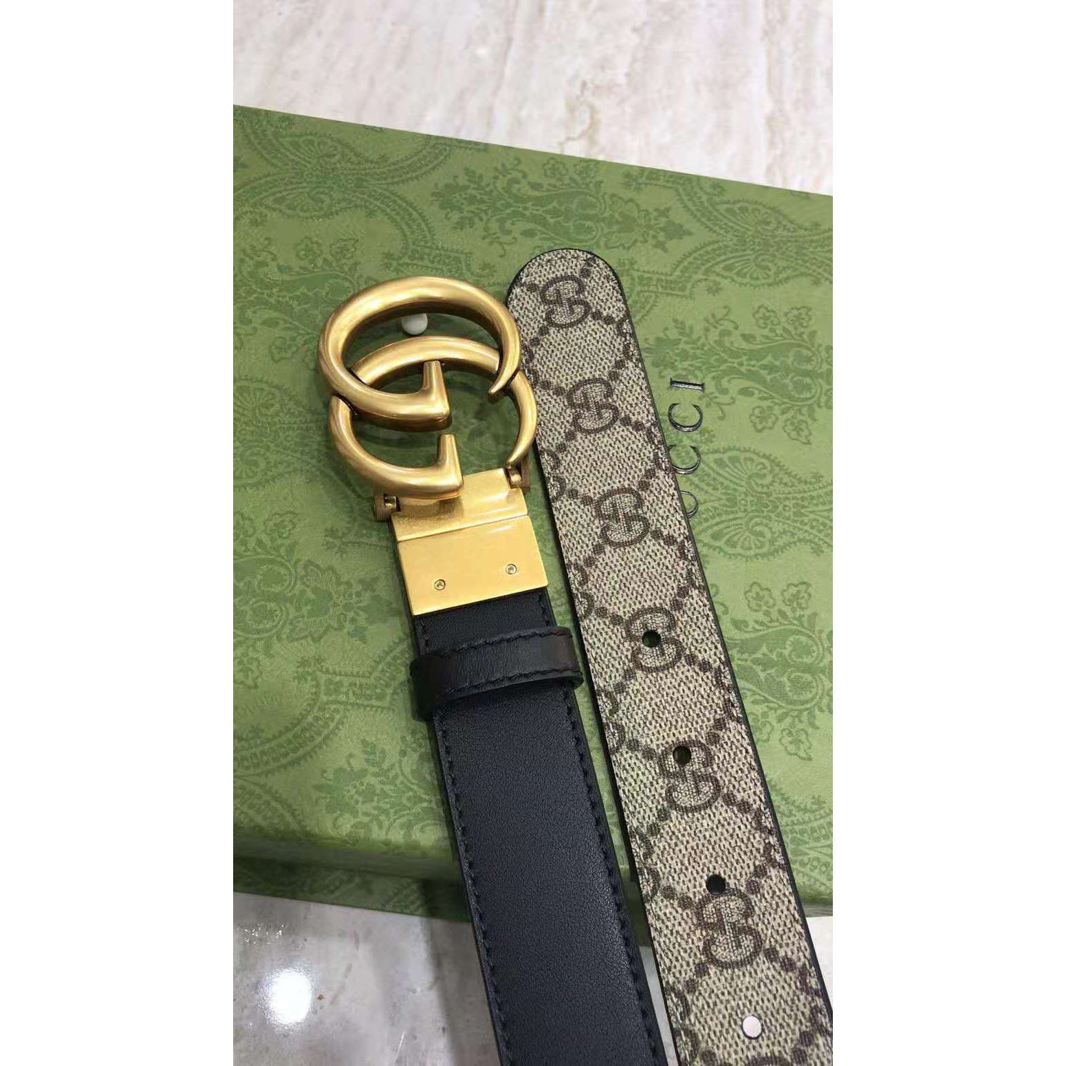 Gucci GG Reversible Belt  - PerfectKickZ