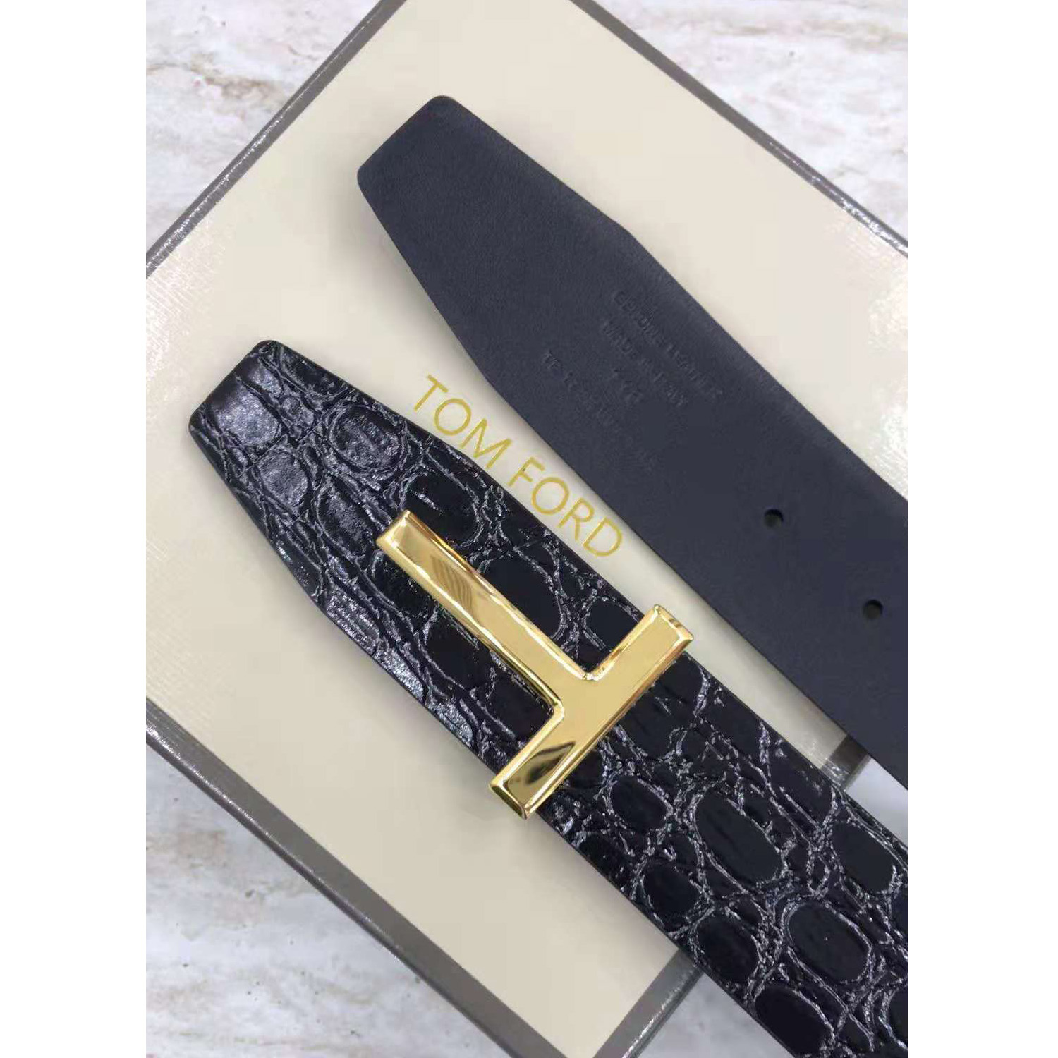 Tom Ford Crocodile Icon Belt - PerfectKickZ