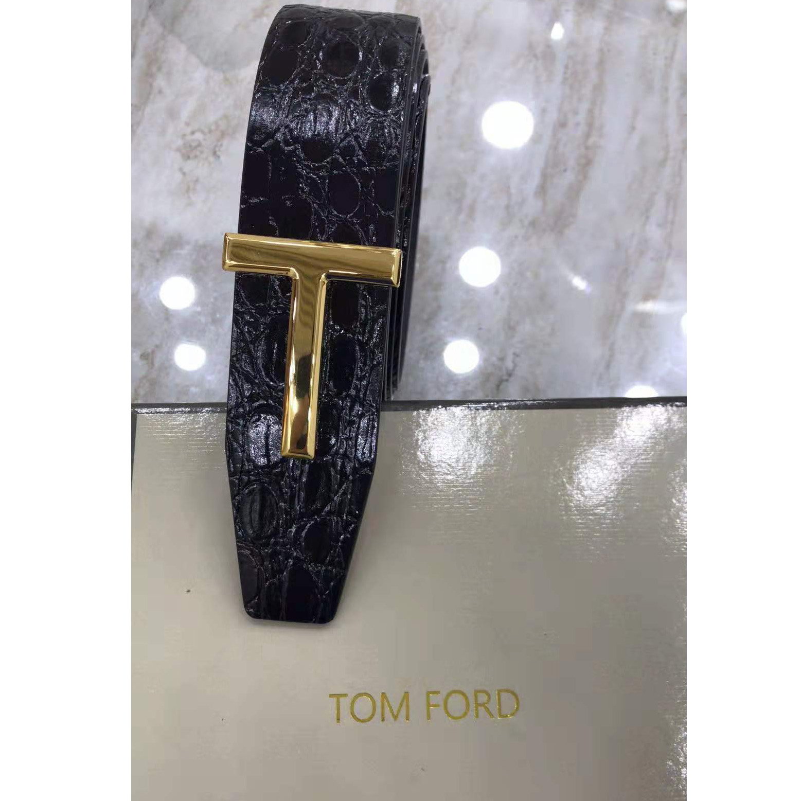 Tom Ford Crocodile Icon Belt - PerfectKickZ