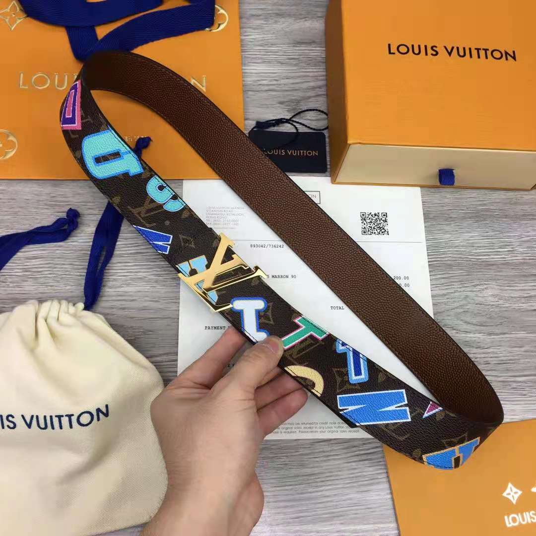 Louis Vuitton X NBA Initiales 40MM Reversible Belt - PerfectKickZ