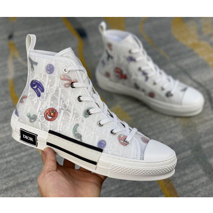 Dior B23 Dior And Kenny Scharf High-Top Sneaker - PerfectKickZ