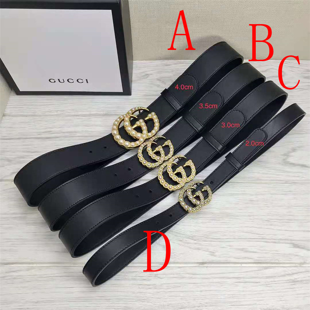 Gucci GG Pearl Black Belt  - PerfectKickZ