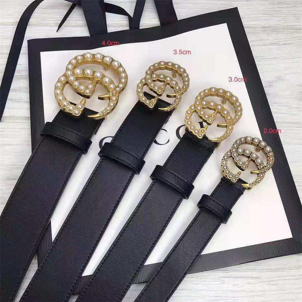 Gucci GG Pearl Black Belt  - PerfectKickZ