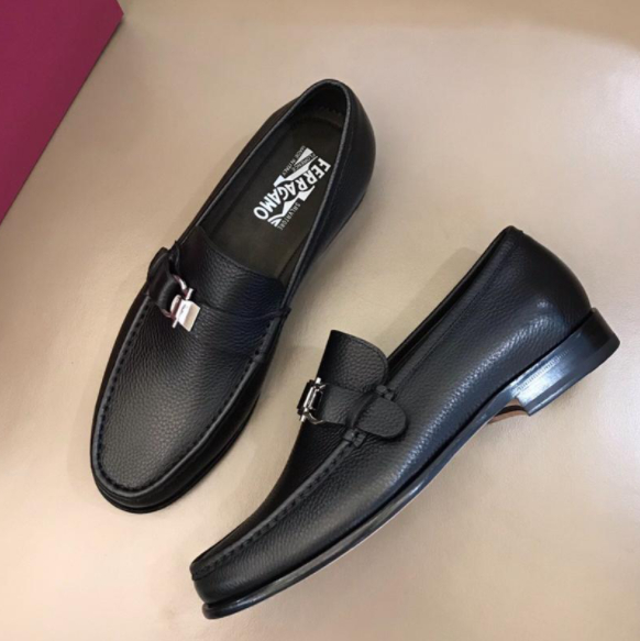 Ferragamo Black Shoes - PerfectKickZ