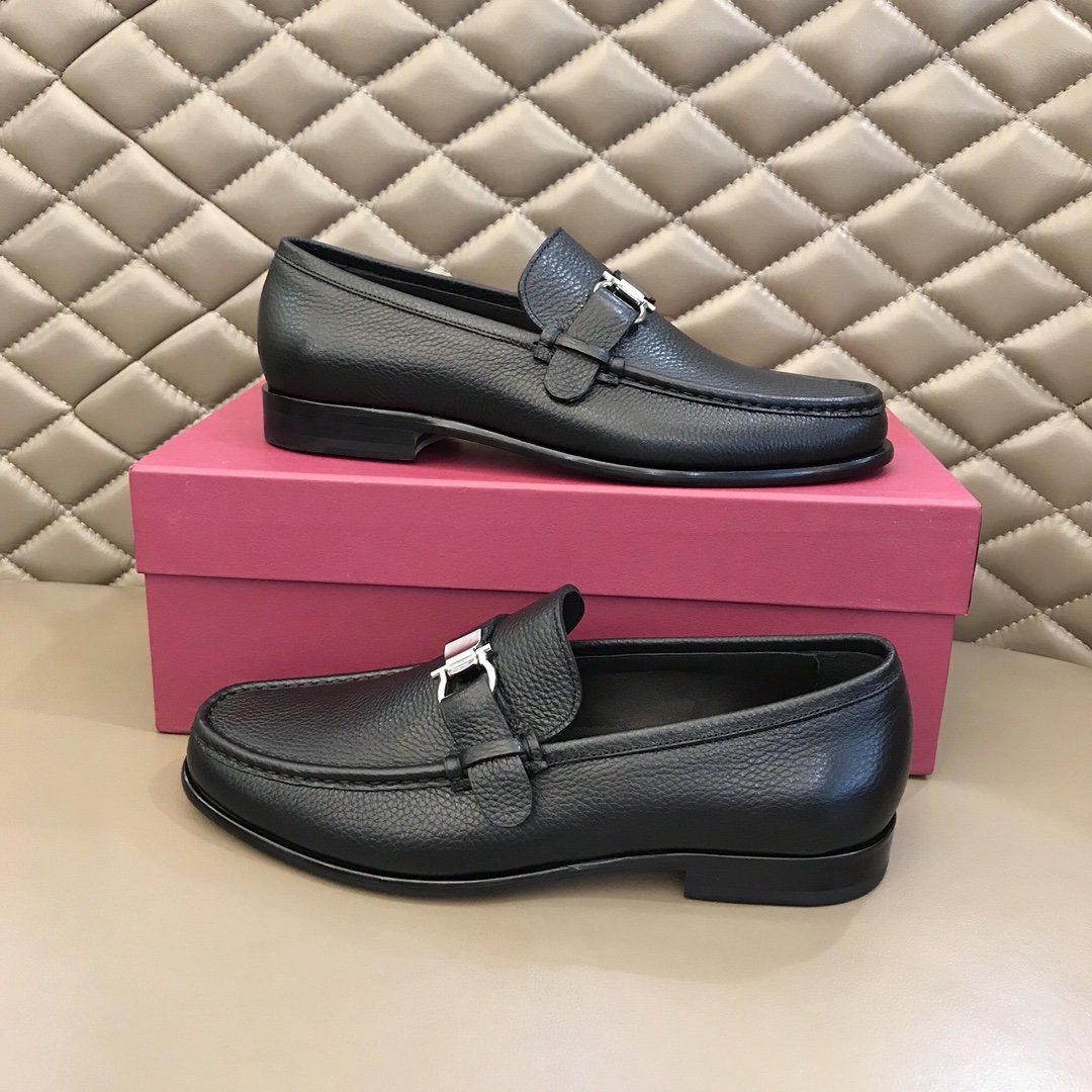 Ferragamo Black Shoes - PerfectKickZ