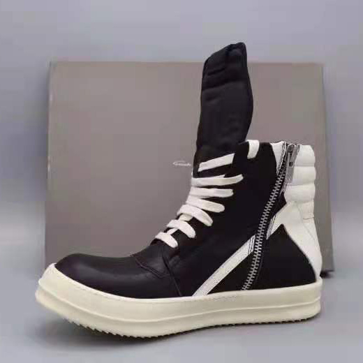 Rick Owens SS21 Phlegethon Geobacket In Black Full Grain - PerfectKickZ