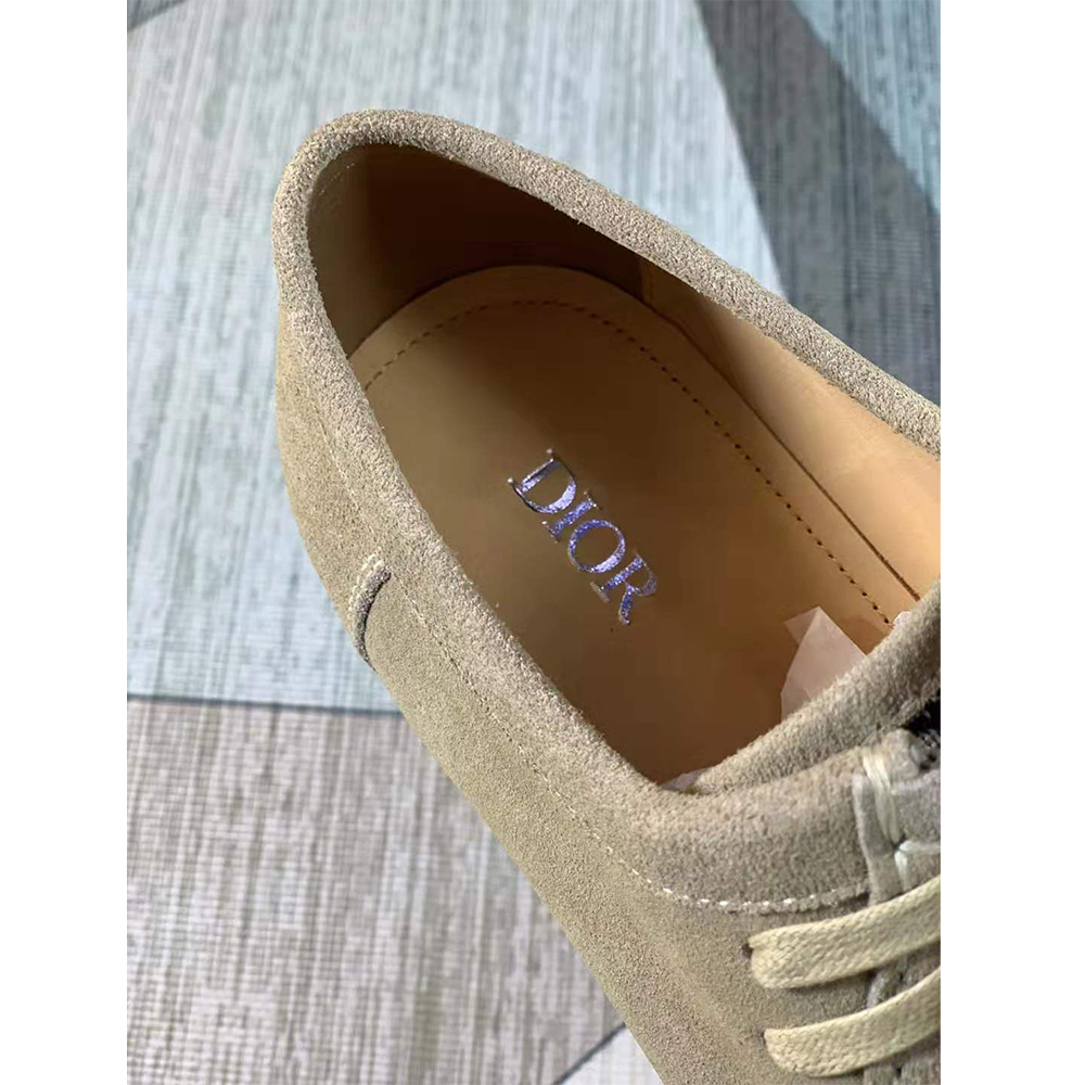 Dior Suede Oblique Jacquard Lace-Up Shoes - PerfectKickZ