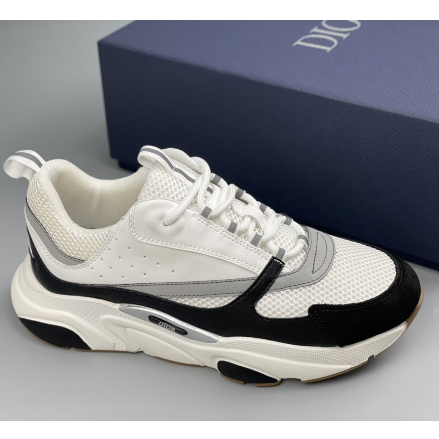 Dior B22 Sneaker White Black - PerfectKickZ