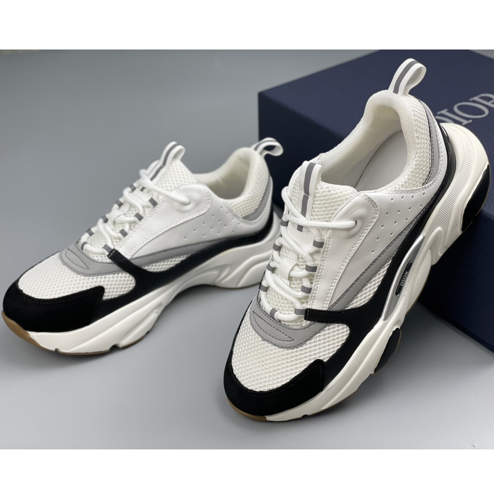 Dior B22 Sneaker White Black - PerfectKickZ