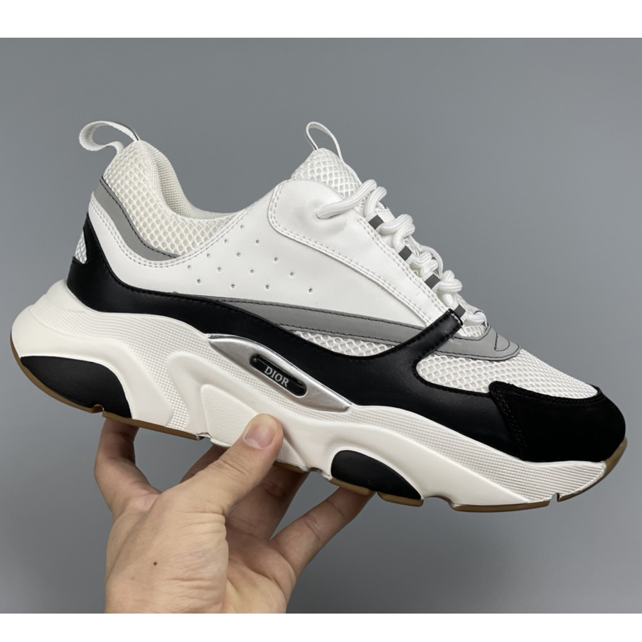 Dior B22 Sneaker White Black - PerfectKickZ