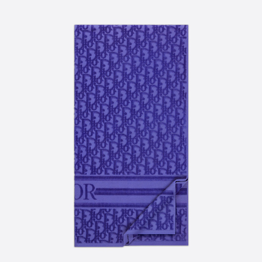 Dior Telo Da Spiaggia Dior Oblique In Purple - PerfectKickZ