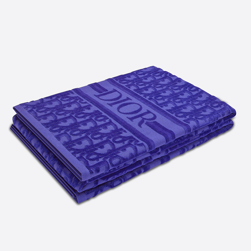 Dior Telo Da Spiaggia Dior Oblique In Purple - PerfectKickZ