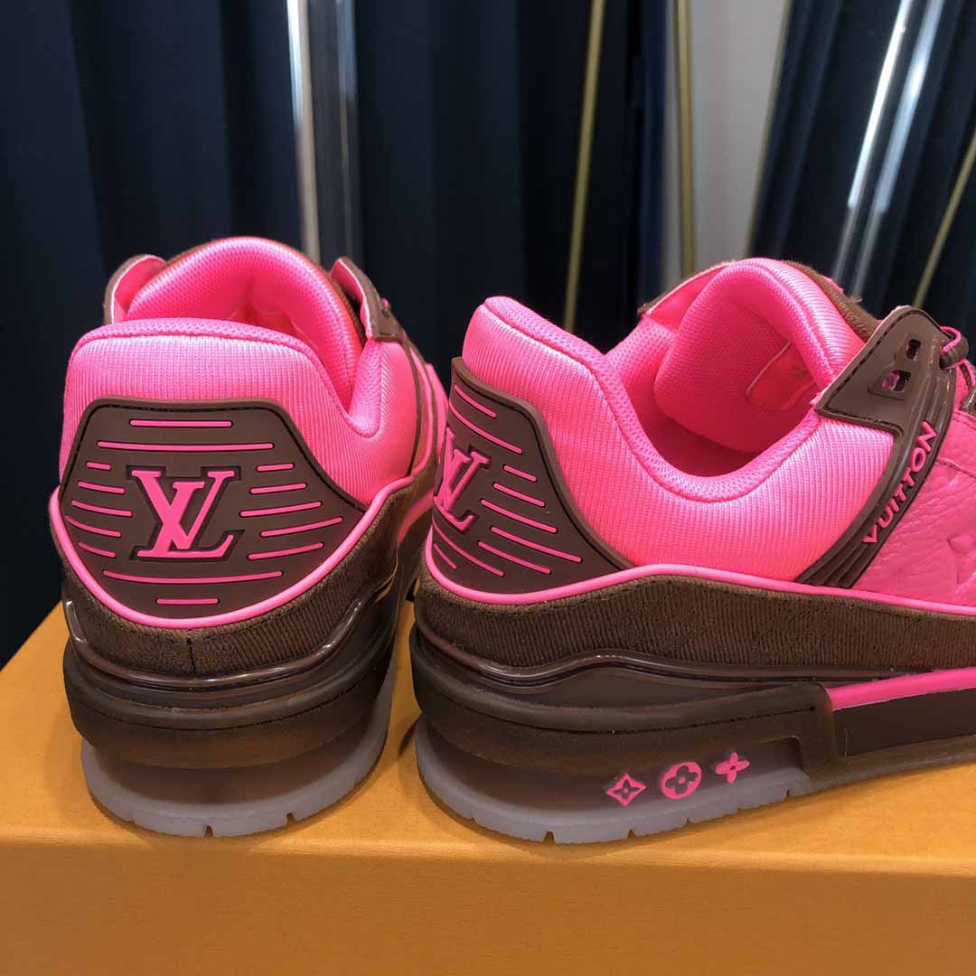 Louis Vuitton Trainer Sneaker Pink - PerfectKickZ