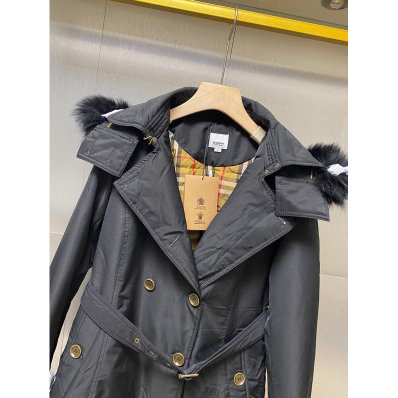 Burberry Belted Double-Breasted Quilted Shell Down Coat - PerfectKickZ