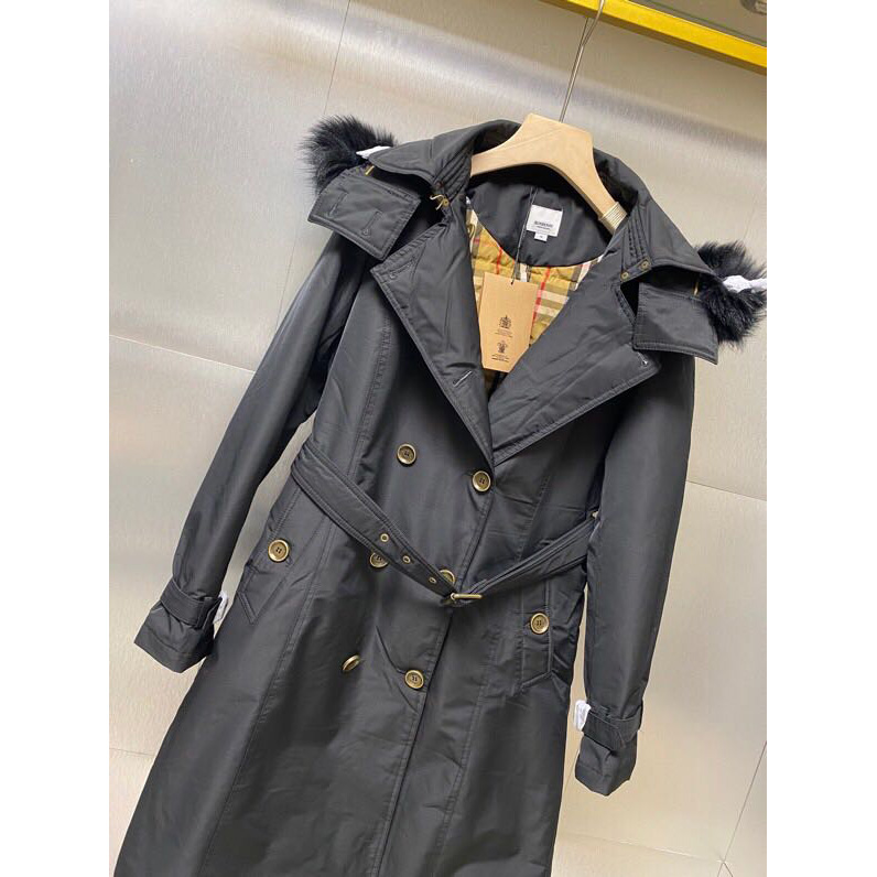 Burberry Belted Double-Breasted Quilted Shell Down Coat - PerfectKickZ