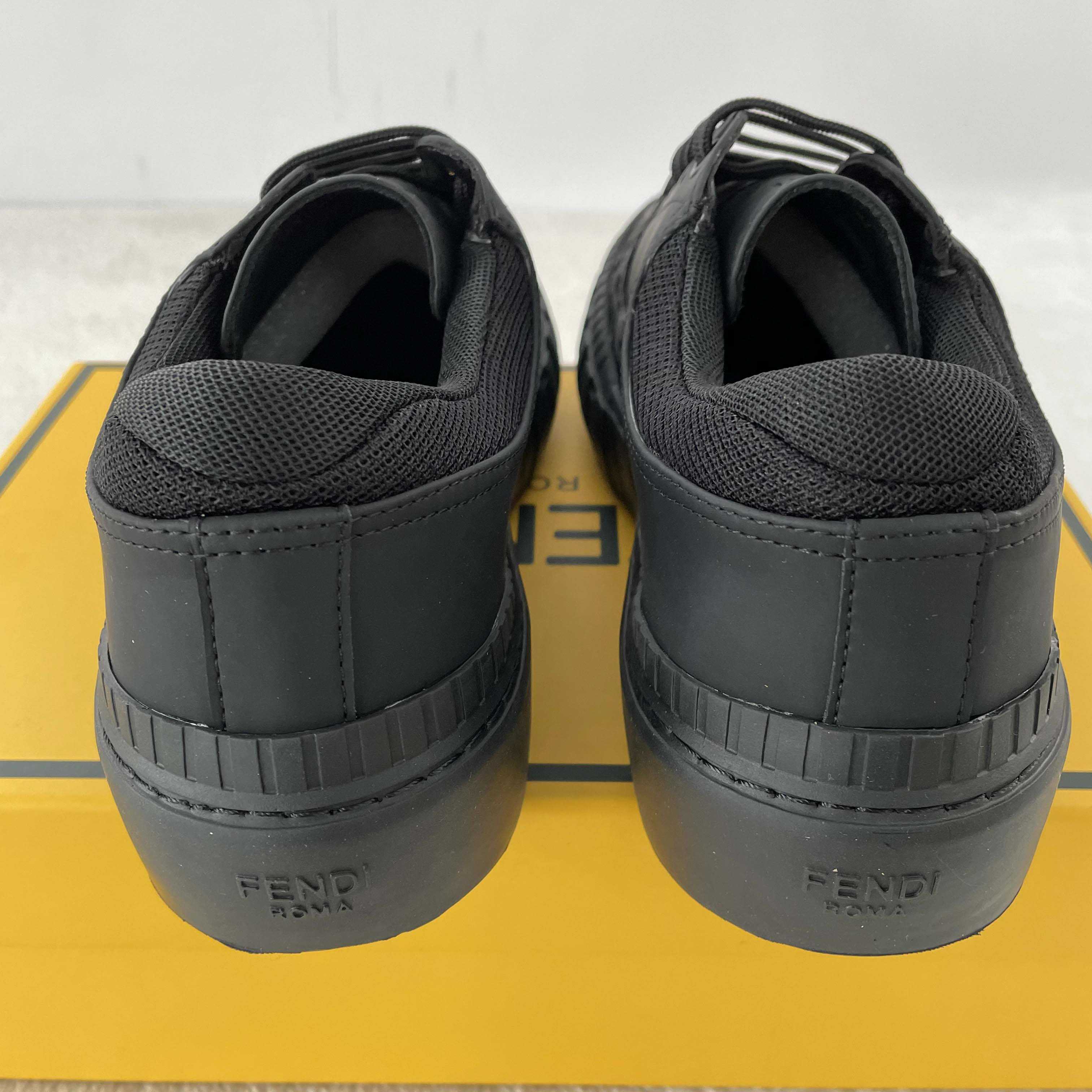 Fendi FF Black Fabric Low-tops Sneaker - PerfectKickZ