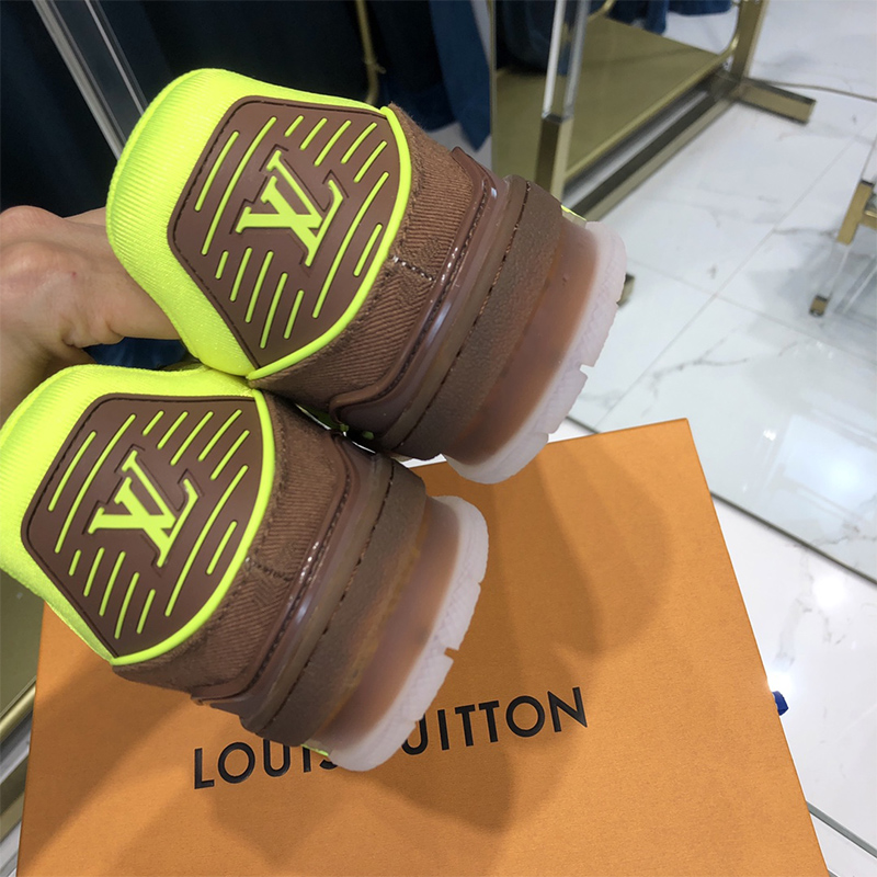 Louis Vuitton Trainer Sneaker Yellow - PerfectKickZ