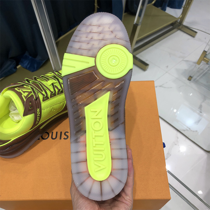 Louis Vuitton Trainer Sneaker Yellow - PerfectKickZ