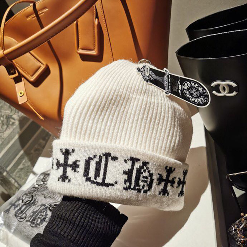 Chrome Heart Cross Beanie - PerfectKickZ