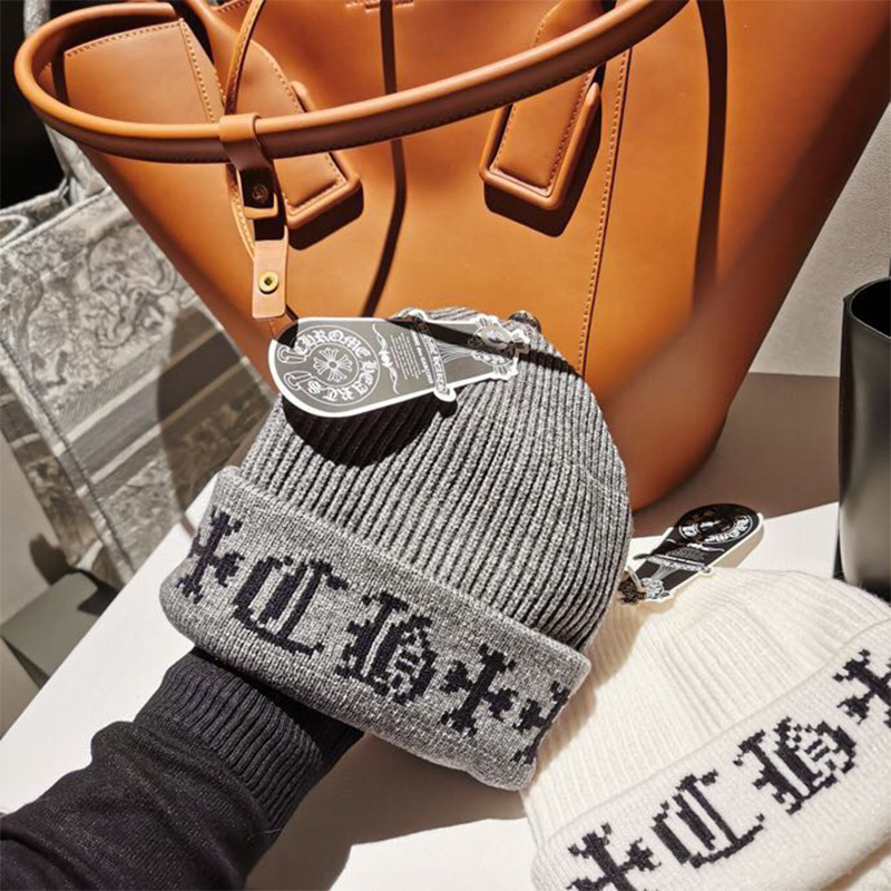 Chrome Heart Cross Beanie - PerfectKickZ