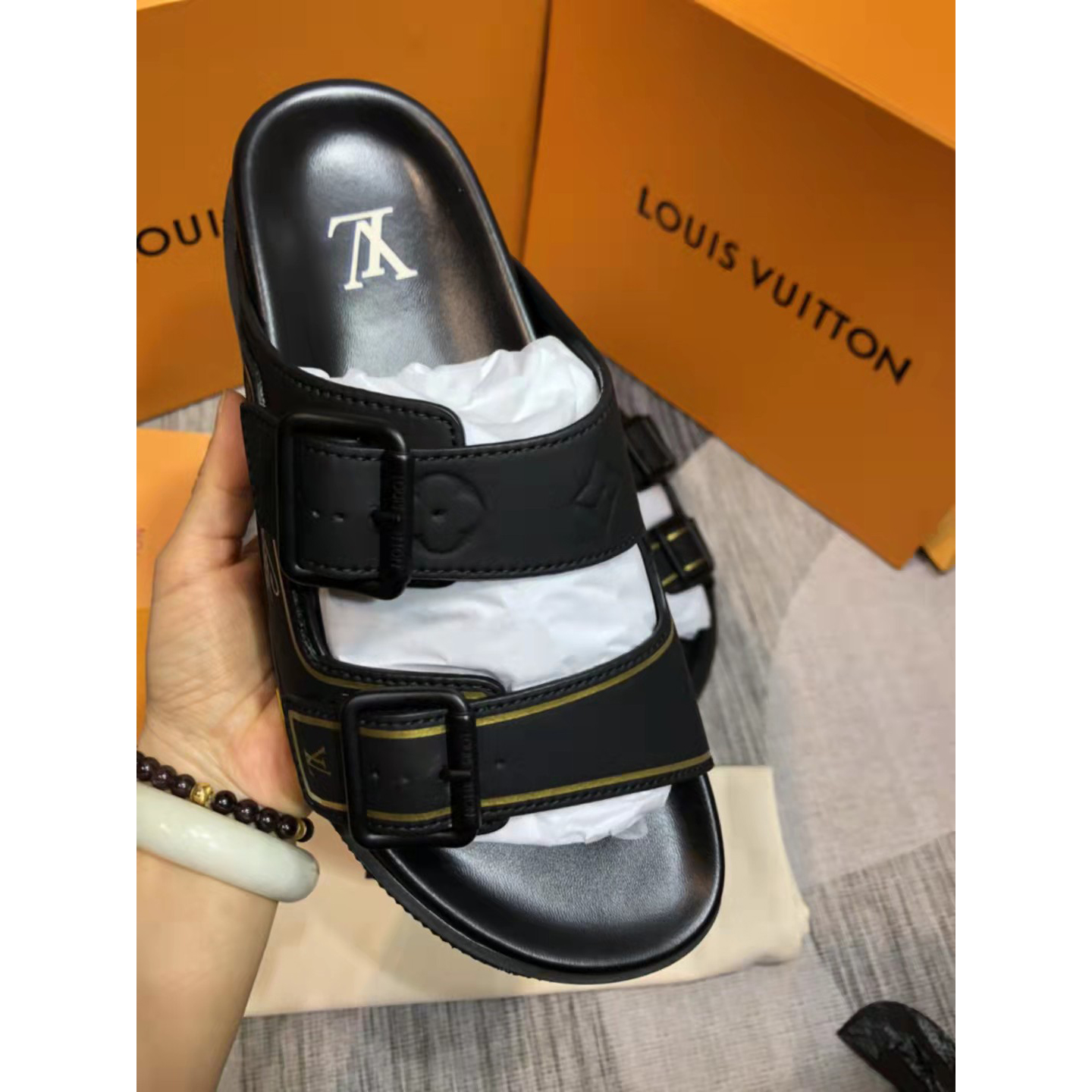 Louis Vuitton Monogram Sandals - PerfectKickZ