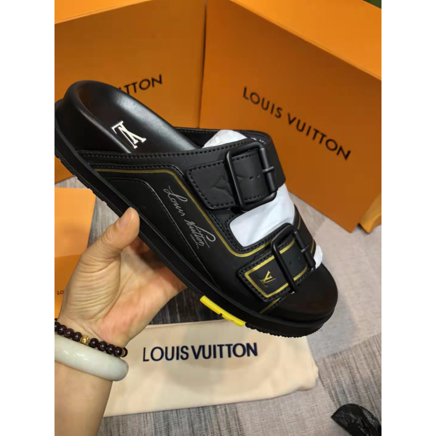 Louis Vuitton Monogram Sandals - PerfectKickZ