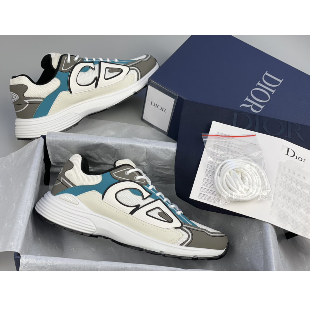 Dior B30 Sneaker White Mesh And Technical Fabric - PerfectKickZ