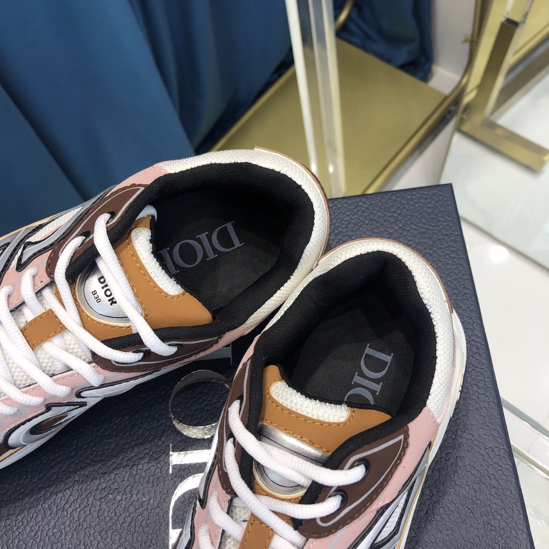 Dior B30 Sneaker White Mesh And Technical Fabric - 