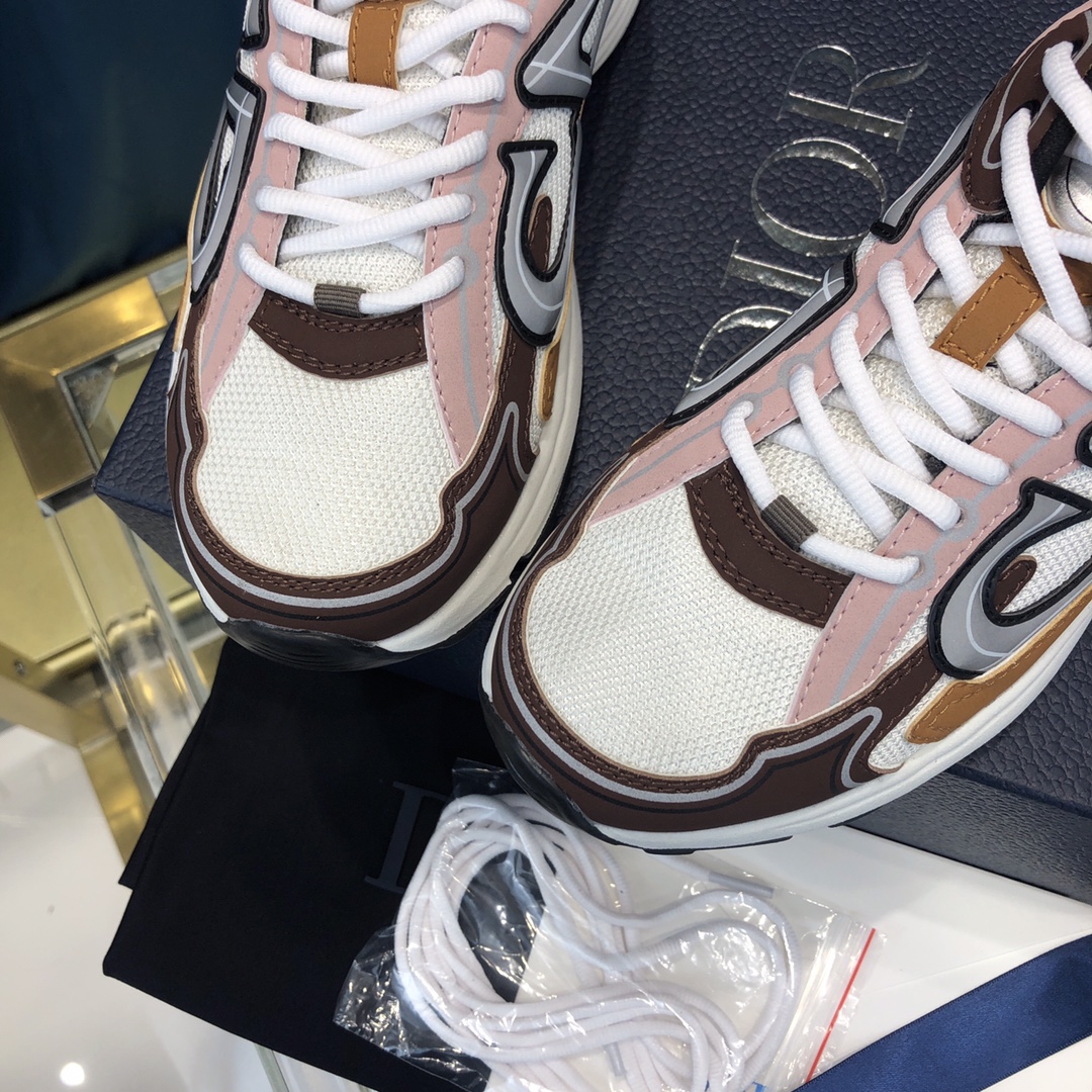 Dior B30 Sneaker White Mesh And Technical Fabric - PerfectKickZ