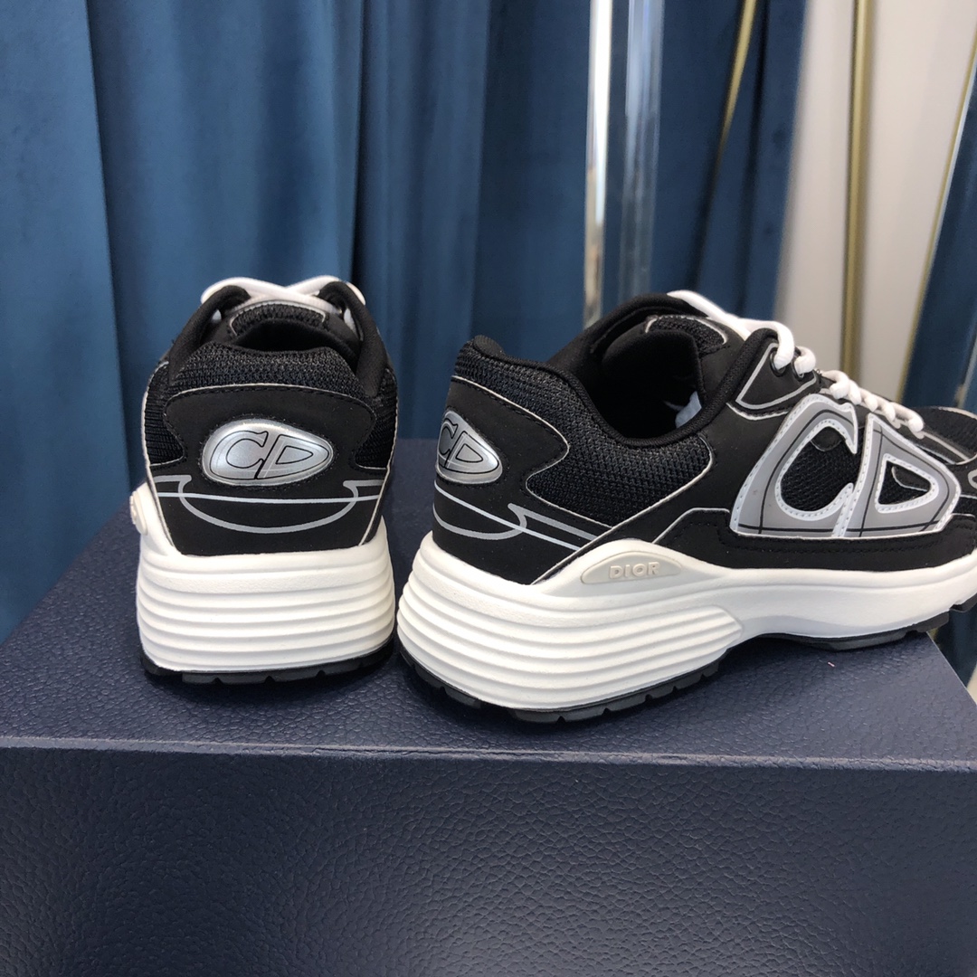 Dior B30 Sneaker Black Mesh And Technical Fabric - 