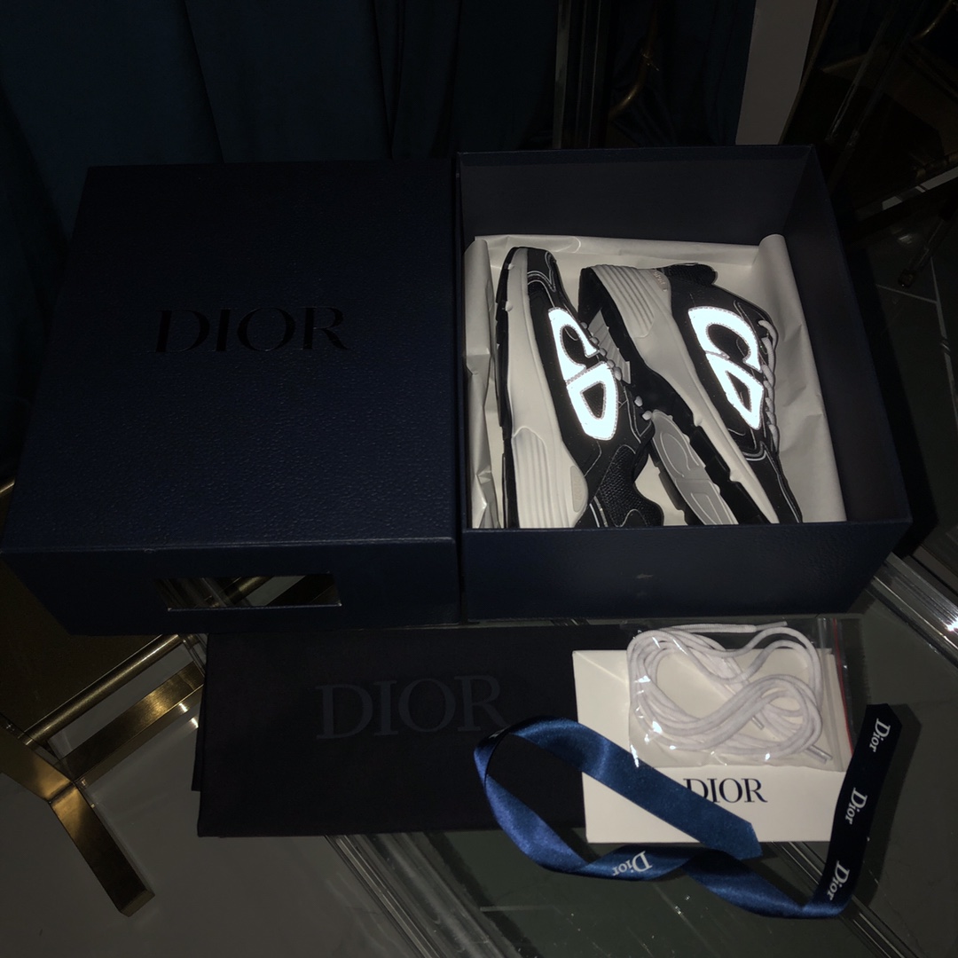 Dior B30 Sneaker Black Mesh And Technical Fabric - PerfectKickZ