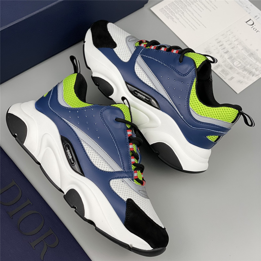 Dior B22 Low-top Sneaker In Blue&Green - PerfectKickZ