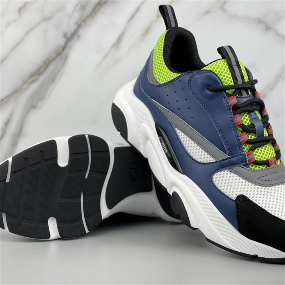 Dior B22 Low-top Sneaker In Blue&Green - PerfectKickZ